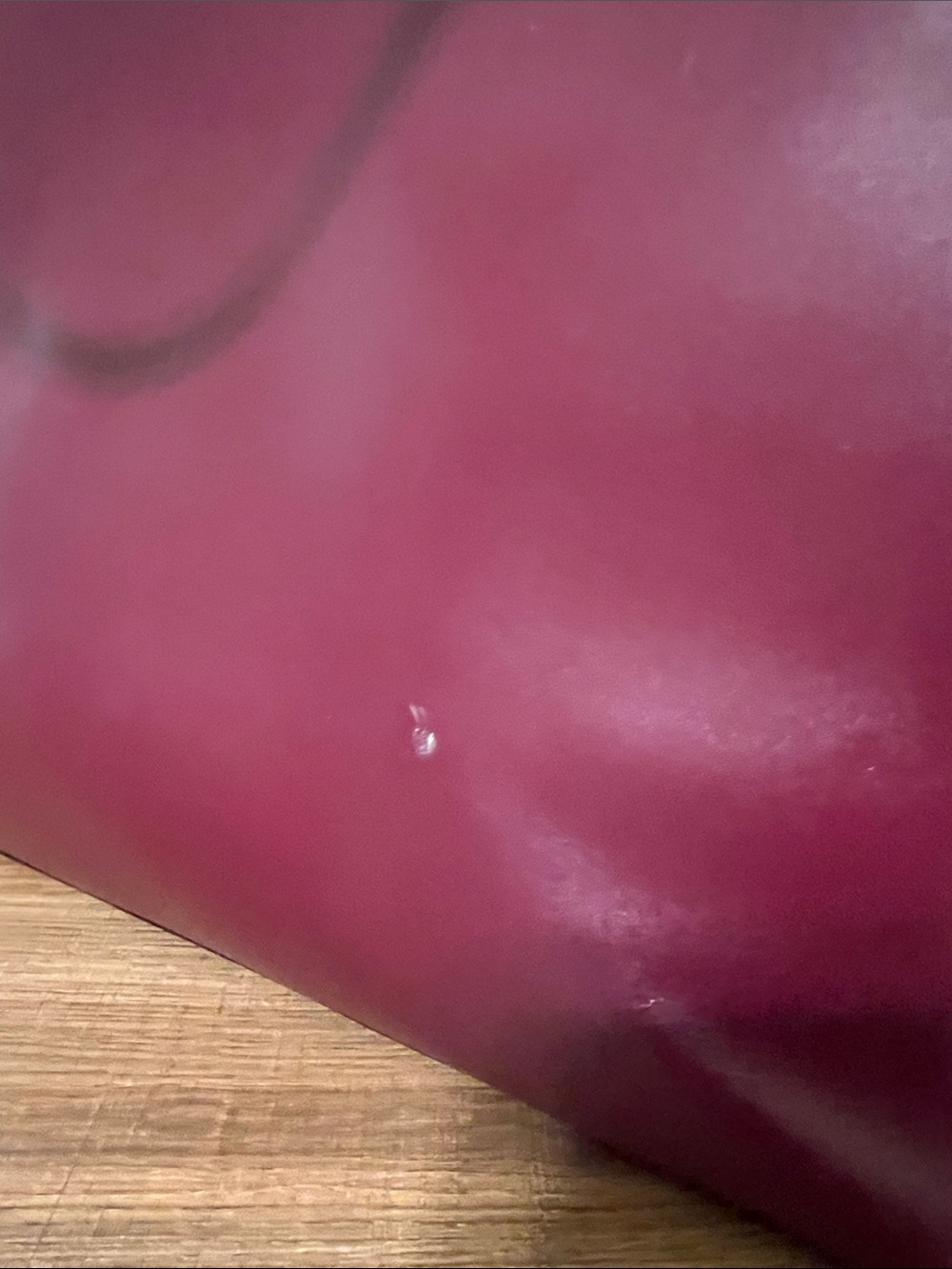 kate spade Wine Red Leather Tote Bag - Picture 8 of 16